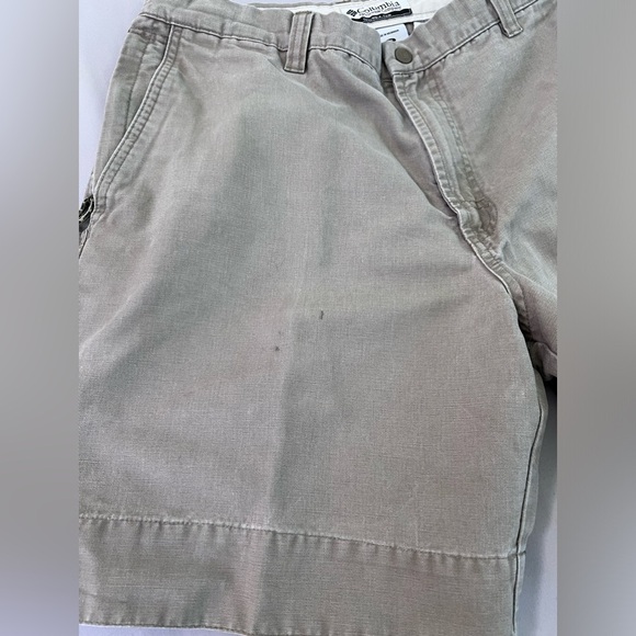 Columbia Mens Hiking Shorts Sz 34 AM4194 Stonewashed Granite Cloth - Picture 2 of 11